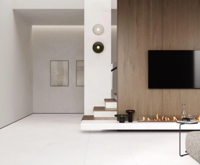 Materica White 80x160 керамический гранит матовый карвинг