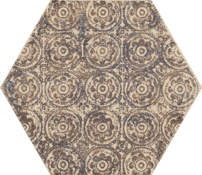 Glitter Mood декор blue heksagon C 17,1х19,8 Glitter Mood декор blue heksagon C 17,1х19,8