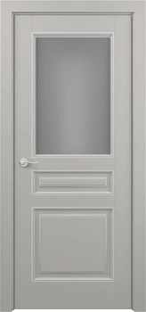 Ампир ДО ART Classic Т2 Сатинато Светло-серый патина серебро (в канавку)