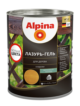 Альпина Лазурь-гель для дерева