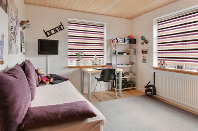 Зебра ДАЙКИРИ 4858 вишневый, 280см