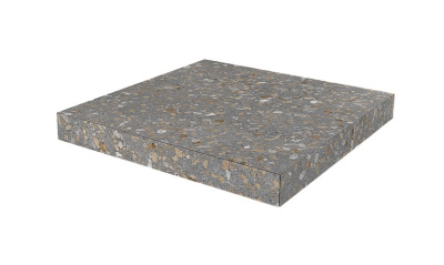 Терраццо ступень угловая клееная коричневый 33х33 Терраццо ступень угловая клееная коричневый 33х33