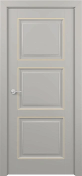 Гранд ДГ ART Classic Т2 Светло-серая эмаль патина золото (в канавку)