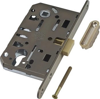 Замок под евроцилиндр магнитный с ответной планкой B061035012640 AGB