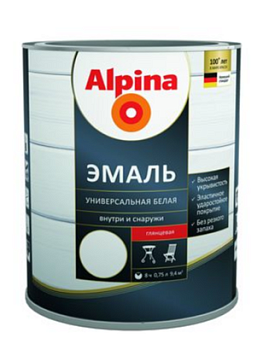 Alpina Эмаль Универсальная белая