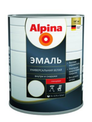 Alpina Эмаль Универсальная белая
