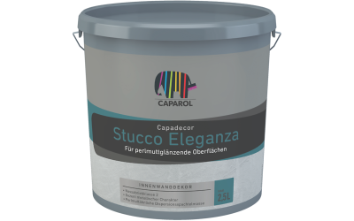 Capadecor Stucco Eleganza. Шелковисто-глянцевое дисперсионное покрытие