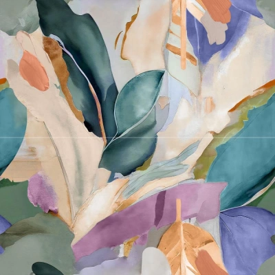 Impression blue 80x80 панно глянцевый