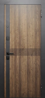 Гарда 7,5 см Вуд Вертикаль Сатин белый