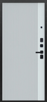 М112 Графит шагрень вс. сн. Черная /Velluto Bianco