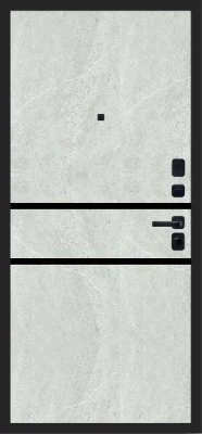 M108 Мрамор грей светлый вс. Черная