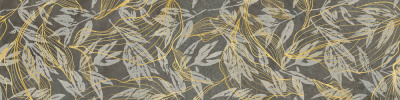 Softcement декор flower graphite 29,7х119,7 Softcement декор flower graphite 29,7х119,7