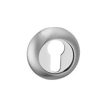 Накладка для евроцилиндра Е9 круг SN/PC