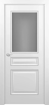 Ампир ДО ART Classic Т2 Сатинато Белый патина серебро (в канавку) Ампир ДО ART Classic Т2 Сатинато Белый патина серебро (в канавку)