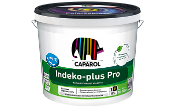 Caparol Indeko-plus Pro. Глубокоматовая интерьерная краска премиального качества