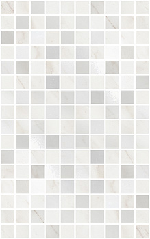 Гран Пале декор мозаичный белый 25х40