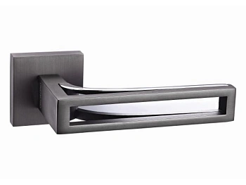 Ручка Brick 017-15E квадрат TITANIUM/CP ZAMAK ORO&ORO