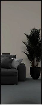 Elen INVISIBLE Вставка зеркало (снаружи) ALU Черная с 4-х L пол-ен Elen INVISIBLE Вставка зеркало (снаружи) ALU Черная с 4-х L пол-ен