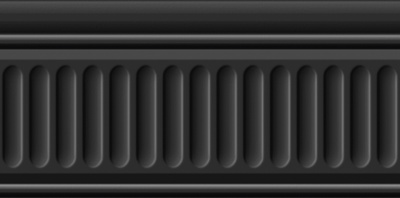 Бланше бордюр структурированный черный 9,9х20