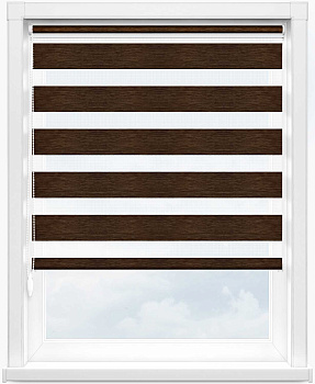 Зебра САХАРА 2871 т. коричневый, 210 см