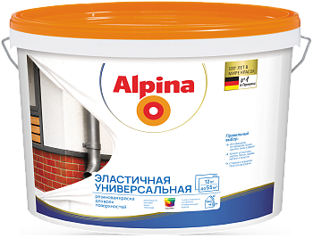 Alpina Эластичная универсальная. Резиновая краска для всех поверхностей
