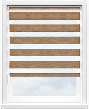 Зебра САХАРА 2868 св. коричневый, 210 см