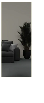 Elen INVISIBLE Вставка зеркало (внутри) ALU Золотая с 4-х L пол-ен (43)