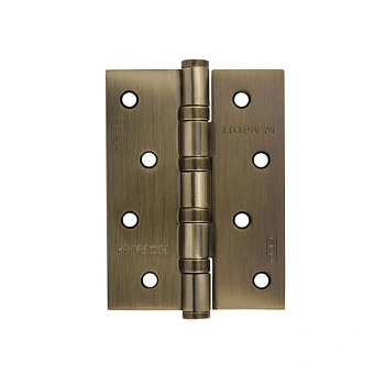 Петля универсальная дверная 100*70*2,5 (4-4 BB FHP-STD) AB (старая бронза)