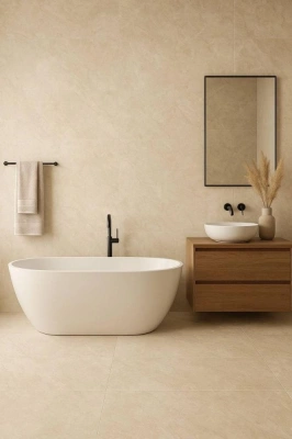 Absolute Crema 60x120 керамический гранит карвинг лаппато