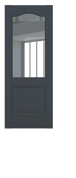 Венеция ДО Baguette B5.1 стекло прозрачное Графит премьер мат Венеция ДО Baguette B5.1 стекло прозрачное Графит премьер мат