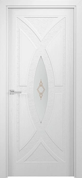 Арабеска ПО стекло белое с рисунком