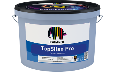 Caparol TopSilan Pro. Усиленная силиконом краска для защиты фасадов Caparol TopSilan Pro. Усиленная силиконом краска для защиты фасадов