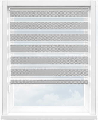 Зебра ТЕТРИС 1852 серый, 280 см