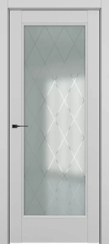 Неаполь ДО Baguette B5 Сатинато с рисунком ромб Матовый серый