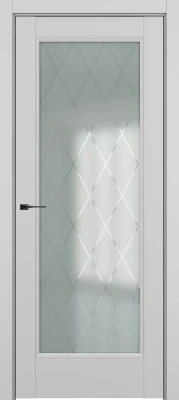 Неаполь ДО Baguette B5 Сатинато с рисунком ромб Матовый серый