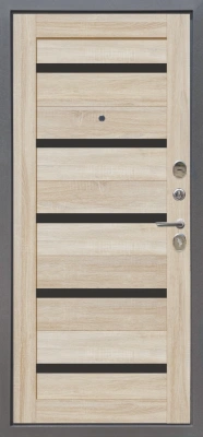 M4 Дуб Сонома светлый вс. Черное стекло