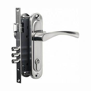 Замок врезной M Economic 1523/60 алюминий (AL)+ЦАМ Arni