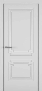 Венеция-3 ДГ ART Lite REVERS Светло-серая эмаль ABS L