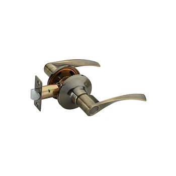 Ручка-защелка ЗВ2-05 М3901PS AB (старая бронза) Lockit