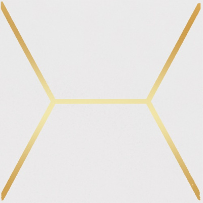 Витраж декор белый 15х15