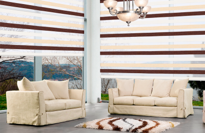 Зебра ДАЙКИРИ 2870 шоколадный, 280см