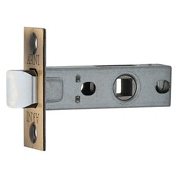 Защелка межкомнатная 100 квадрат AB (старая бронза) ЦАМ Arni