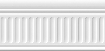 Бланше бордюр структурированный белый 9,9х20