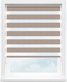 Зебра ЛОРА 2746 темно-бежевый, 300 см