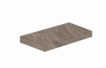 Force Grey ступень керамогранитная угловая левая матовая 33х60