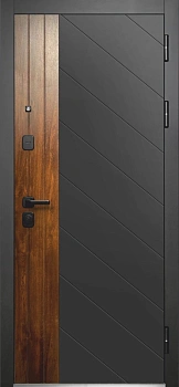 Luxor Диагональ Зеркало Эмалит белый вс. Грецкий орех