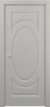 Лувр ДГ ART Classic Т2 Светло-серая эмаль патина серебро (в канавку)