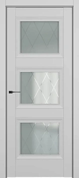 Гранд ДО Baguette B1 Сатинато с рисунком ромб Матовый серый