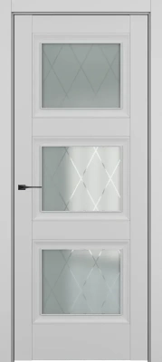 Гранд ДО Baguette B1 Сатинато с рисунком ромб Матовый серый