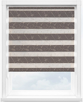 Зебра ВАЛЕНСИЯ 1852 серый, 280 см